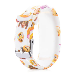Compatible With Garmin Vivofit JR /Vivofit 3 Soft Silicone Colorful ReplacementWristbands-Color4