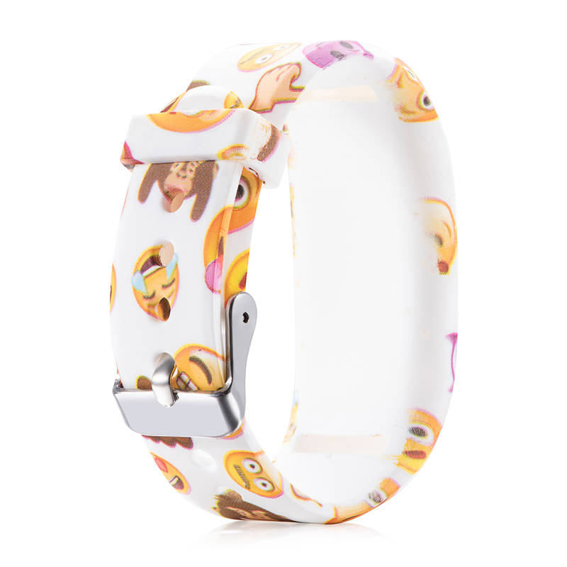 Compatible With Garmin Vivofit JR /Vivofit 3 Soft Silicone Colorful ReplacementWristbands-Color4