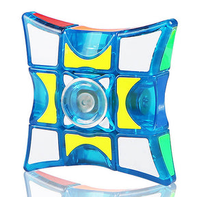 Fidget Spinner 1X3X3 Speed Cube Puzzle Toys for Kids Audlts-Sea Blue