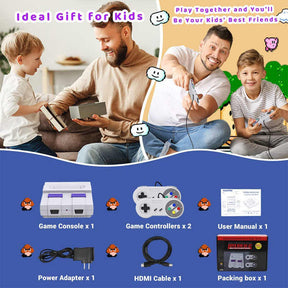 8bit Retro Handheld Game Console 821 Video Games with Dual Player Gamepads