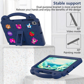 Strawberry Tablet Case for Lenovo Tab M10 Plus TB-125FU (2022)/Nokia T20 10.36 (2021)/Samsung For tab A8 10.5 (2021)-Navy