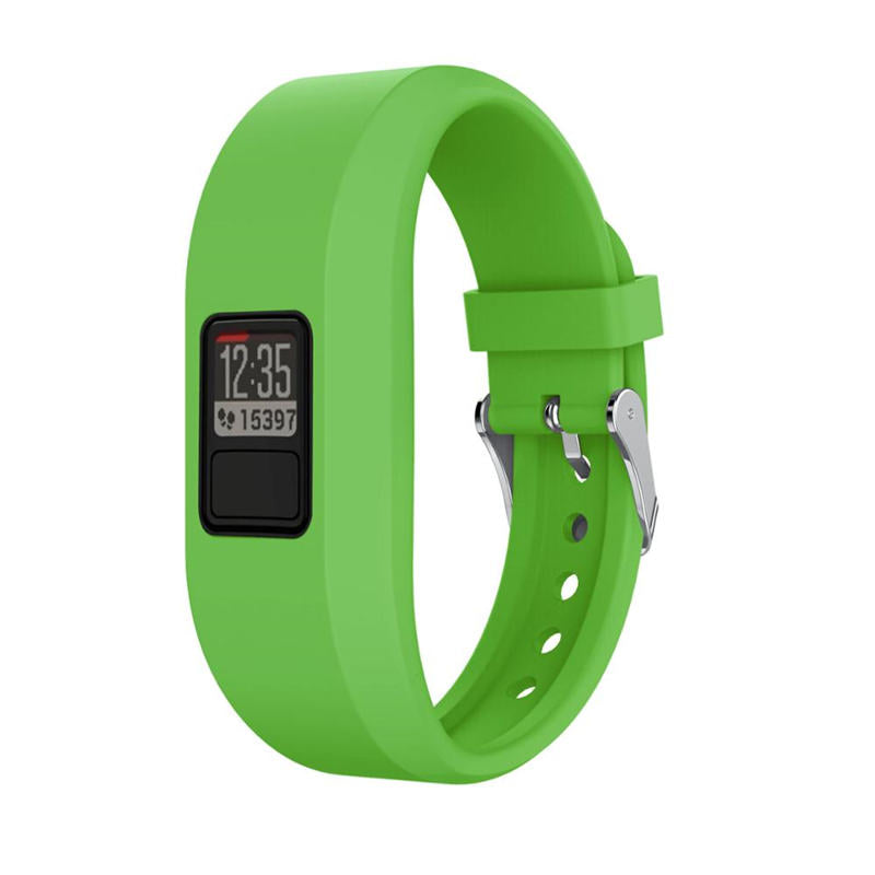 Silicone Replacement Watch Band For Garmin Vivofit 3-Green