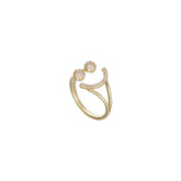 Cute Smile Ring Opening Adjustable Ring for Ladies and Girls