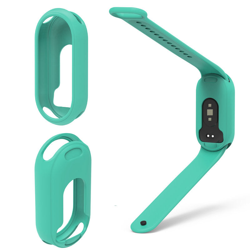 3 Pcs Silicone Watch Protective Cases Shock proof for Mi 8 Watch-A