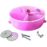 Bird Foraging System Wheel Seed Food Ball Spinning Training Toy-Purple