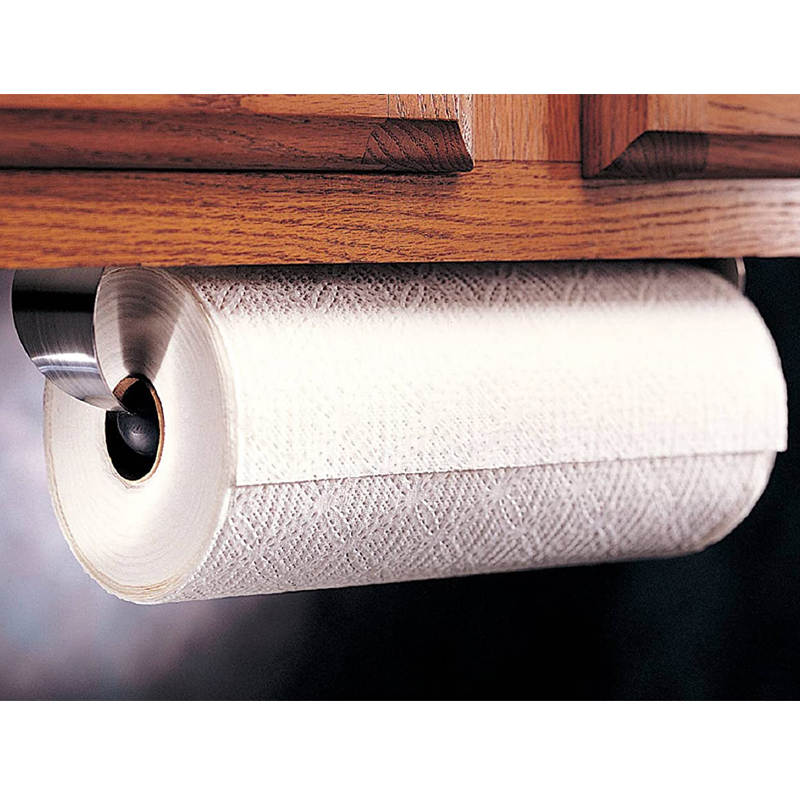 Stainless Steel Paper Towel Holder Under Cabinet Paper Towel Holder -Silver