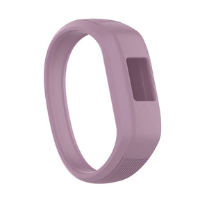 Soft Silicone Replacement Watchband for Garmin Vivofit JR Band for Kids Women Men-Purple