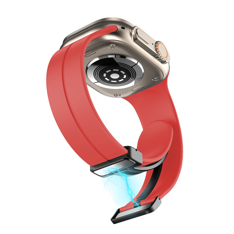 Magnetic Sports Band with Quick Release Soft Silicone for Apple Watch-2