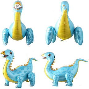 3D Tanystropheus Self-standing Dinosaur Balloon Birthday Party Baby Shower Decoration Inflatable Kit-Blue