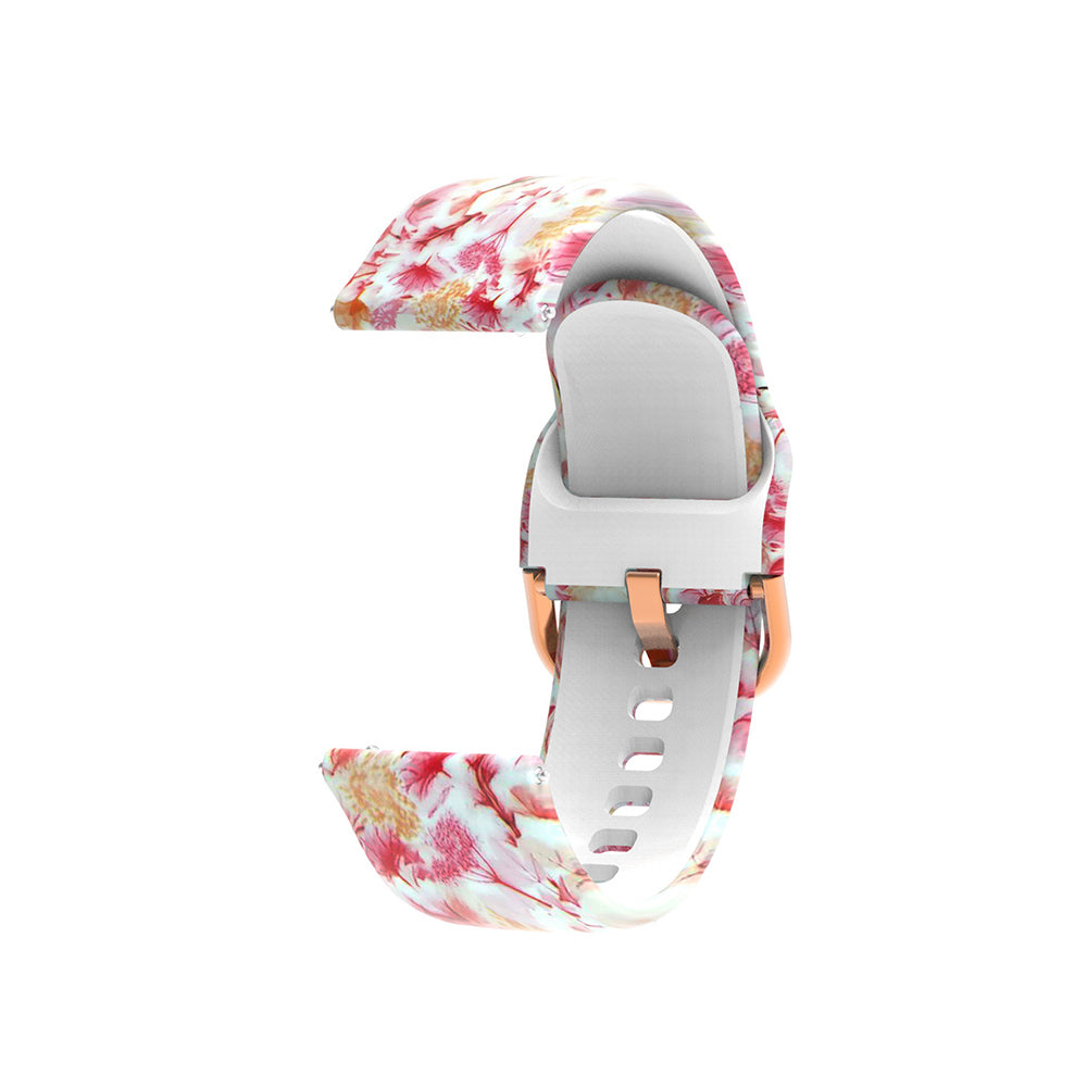 Silicone Printed Pattern Sports Bands For Samsung Gear S2 Classic Samsung Galaxy Watch 42mm(Printed9)