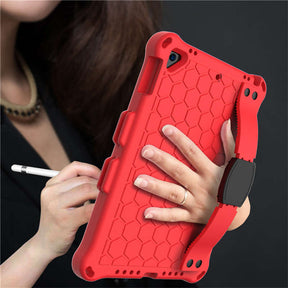 Hive iPad Case For iPad 5/6/Pro 9.7/iPad9.7 Durable Stand Cover With Shoulder Strap-RedBlack