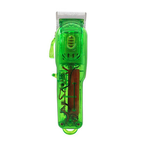 Clear DIY Back Housing Transparent Back Cover for Wahl 5-Star Series Magic Clipper Cordless 8148-Green