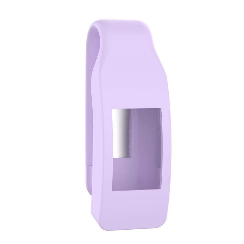 Clip Holder Replacement for Fitbit Inspire HR Soft Silicone Sport Wireless Strap Accessories for Fitbit Inspire HR For Fitbit Inspire HR-Purple