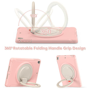 CowKing iPad Case With Handle Grip For iPad 9.7 2018/2017/Pro9.7/Air2/Air1-Pink