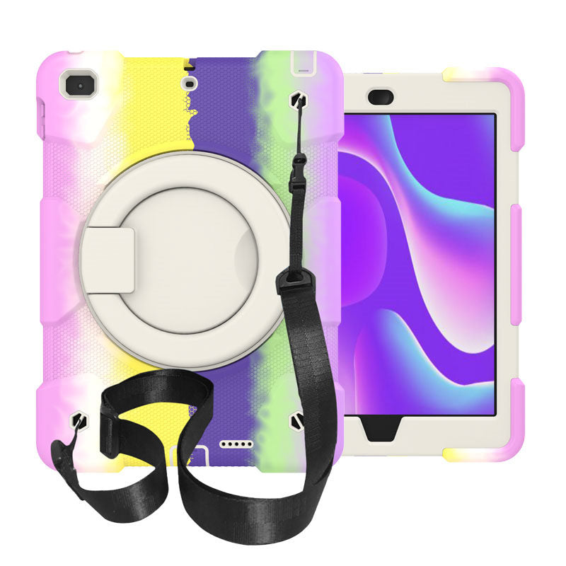 iPad Case For iPad 9.7/Air 2 with 360¡ãSwivel Stand-Colorful Purple