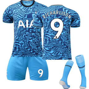 Hotspur F.C. Second Away Jersey 2022-23 RICHARLISON #9 Soccer Jersey Kids Adult Jersey Kits