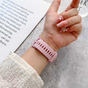 Sports Watch Strap Wave Pattern for Samsung Gear S2 Huawei Watch GT-LightPink