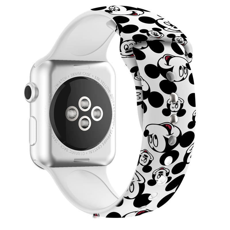 Soft Silicone Cartoon Mickey Mouse Bands for Apple Watch Series SE/6/5/4/3/2/1-C4