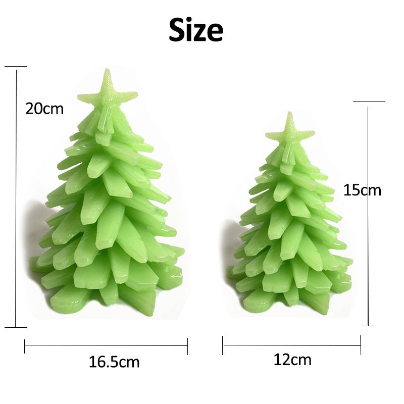 Luminous Resin Christmas Tree Ornament Home Decor