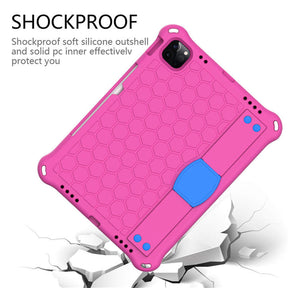 Hive iPad Case For iPad Pro11/Air4/Air5 10.9 Durable Stand Cover With Shoulder Strap-RoseBlue