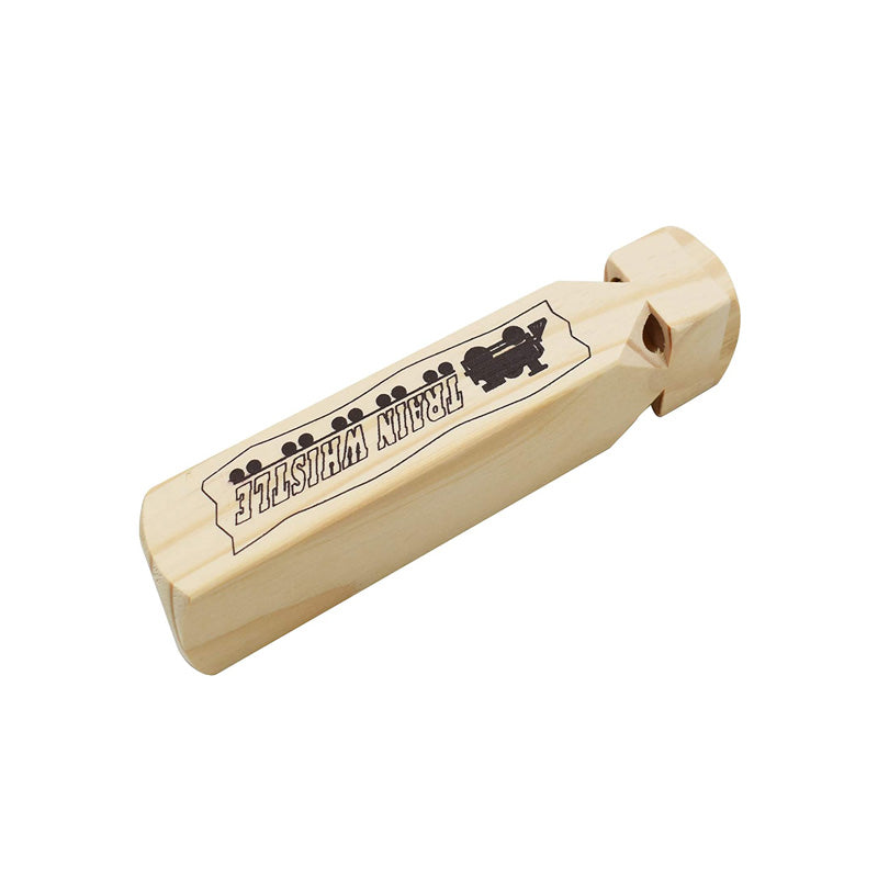 Solid Toddler Wood Train Whistle 4 Tone Role Play Lover Wooden Whistle for Educational Party favorsToy Gift