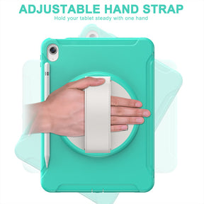 Tablet Case with 360¡ã Kickstand/Hand Strap Shockproof-MintGreen