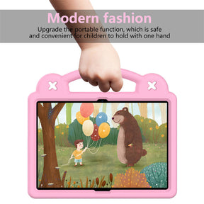 Strawberry Tablet Case with Handle Shoulder Strap for Huawei MediaPad T5 10.1 inch Tab P10-Pink