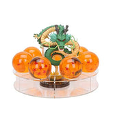 Resin Shenron Statue Set Crystal Balls Shelf Home Decorative Gifts