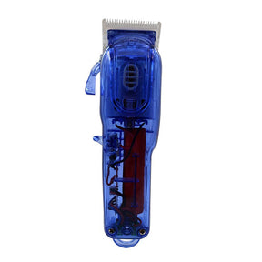 Clear DIY Back Housing Transparent Back Cover for Wahl 5-Star Series Magic Clipper Cordless 8148-Blue