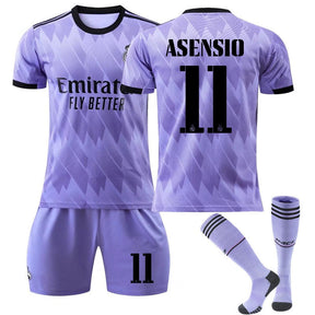 ASENSIO #11 Real Madrid Club Away Jersey 2022/23 Soccer Jersey Kit For Adult Kids