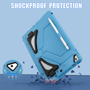 Protective Cover for Samsung Tab A8 with Kickstand Kids Friendly-LightBlue