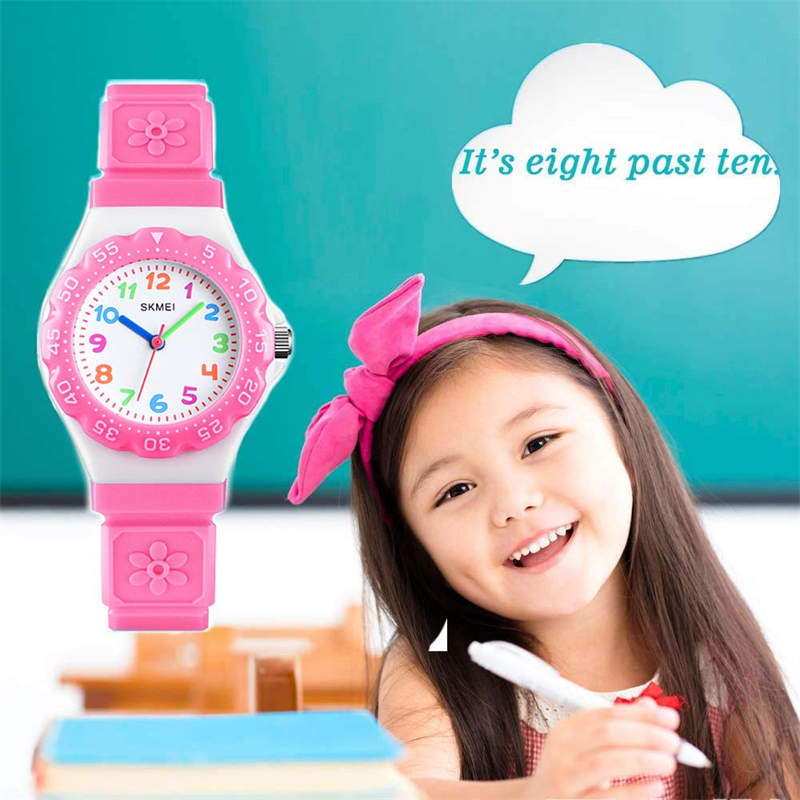 Girls Waterproof Quartz Watch Fashion Watch-Pink