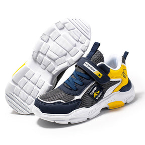 Breathable Sneakers Lightweight Boys Girls Non-Slip Casual Shoes-Yellow