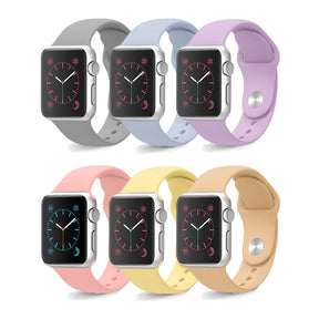 6 Packs C Sport Watch Band For Apple iWatch Series