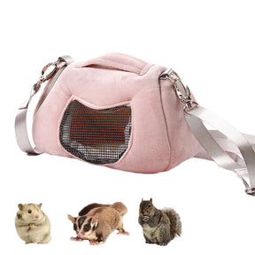 Portable Pet Outgoing Carrier Bags with Adjustble Shoulder Strap-NewPink