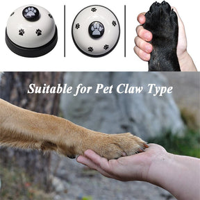 Pet Training Bells 2 Pcs Dog Bells for Potty Training and Communication Device-White+Red