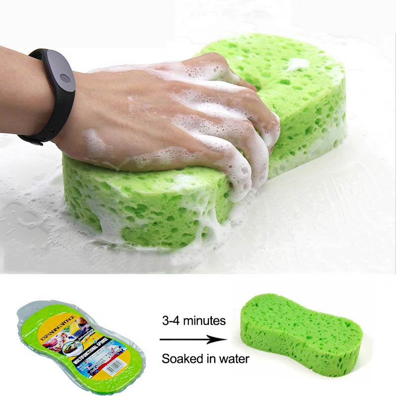 5 Pcs Car Wash Sponges Bone Design for Polishing Porous