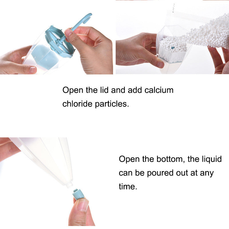 Pack of 4 Umbrella Shape Hanging Moisture Absorber for Wardrobe Multicolor