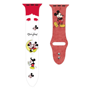 Soft Silicone Cartoon Mickey Mouse Bands for Apple Watch Series SE/6/5/4/3/2/1-C22