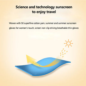 4 Pairs Women Gloves Summer Sunscreen Fingerless Gloves UV Protection Half Finger Gloves-C