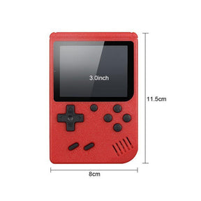 Retro Handheld Game Console with 400 Classical FC Games Support for Connecting TV-Blue