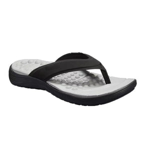 Womens Flip Flops Sandals Comfortable Slip On Shoes-Black