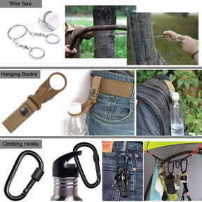 12 In 1 Survival Kit Men Survival Gear And Equipment-CY47