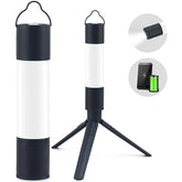 Outdoor LED Camping Lantern Flashlight Rechargeable with USB Cable and Tripod