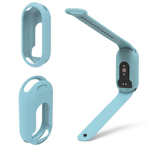 3 Pcs Silicone Watch Protective Cases Shock proof for Mi 8 Watch-A