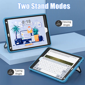 Tablet Case Kids Friendly with Pencil Holder for iPad 11 2020/2021/2022-LightBlue