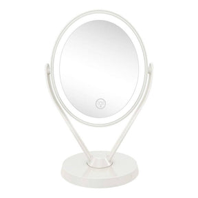Home & LivingDouble Sided 1x/7x Magnification LED Makeup Mirror-White