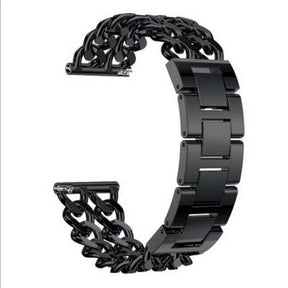 SP 20MM Stainless Steel Watch Band Quick Release Strap Replacement Wristband For Samsung For Women-Black