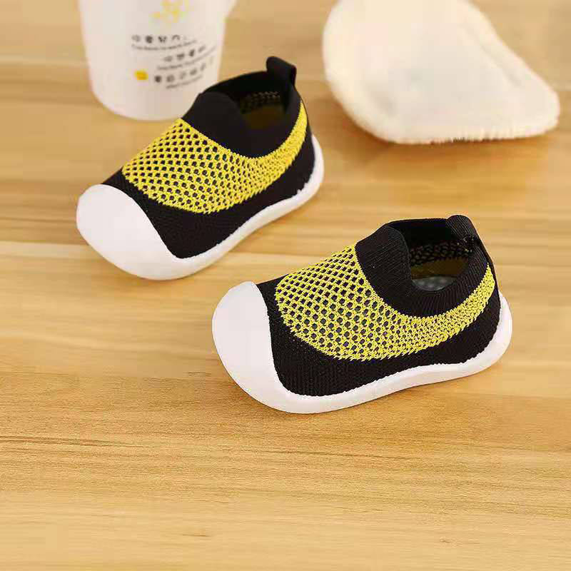 Toddler Shoes Baby First-Walking Trainers Toddler Infant Boys Girls-C002Black
