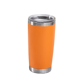 20oz Stainless Steel Insulated Coffee Tumbler with Lid for Hot Cold Drinks-Orange